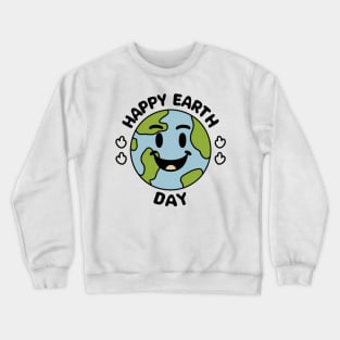 Happy Earth Day Crewneck Sweatshirt